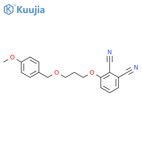 3-(3-((4-Methoxybenzyl)oxy)propoxy)phthalonitrile structure