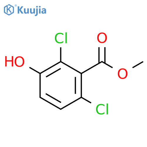 Benzoic acid, 2,6-dichloro-3-hydroxy-, methyl ester structure