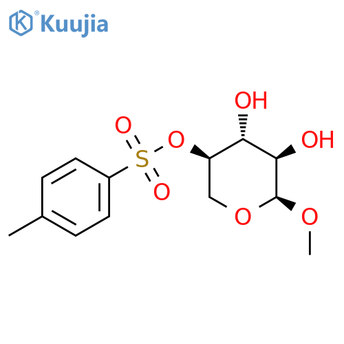 1-O-Methyl-alpha-D-xylopyranose 4-tosylate structure