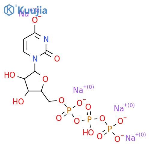 Uridine5'-(tetrahydrogen triphosphate), sodium salt (1:4) structure