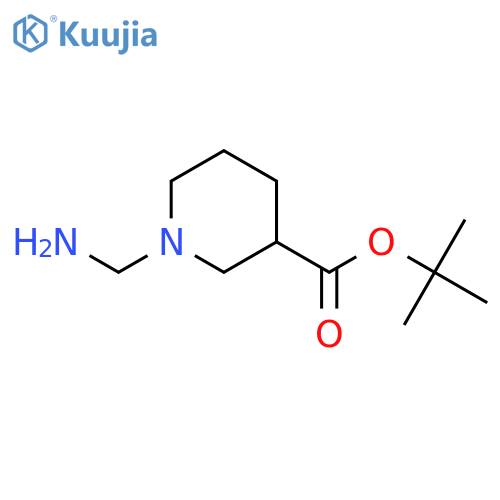 tert-butyl N-(3-piperidylmethyl)carbamate structure