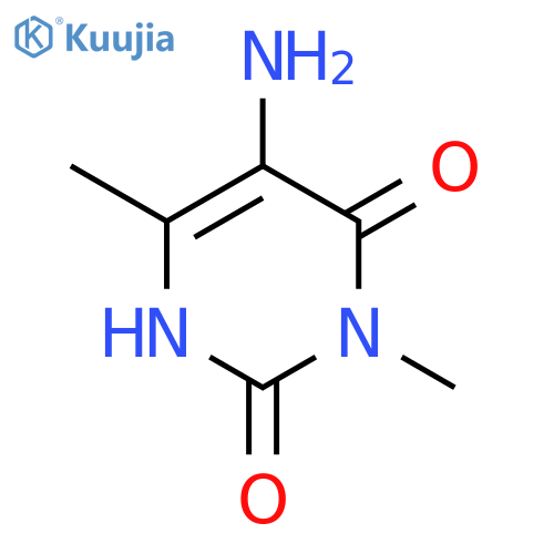 2,4(1H,3H)-Pyrimidinedione, 5-amino-3,6-dimethyl- structure