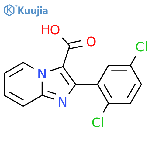 2-(2,5-Dichlorophenyl)imidazo[1,2-A]pyridine-3-carboxylic acid structure