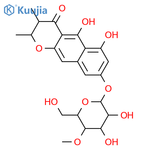 2,3-Dihydro-5,6,8-trihydroxy-2,3-dimethyl-4H-naphtho[2,3-b]pyran-4-one; (2S,3S)-form, 8-O-(4-O-Methyl-β-D-glucopyranoside) structure