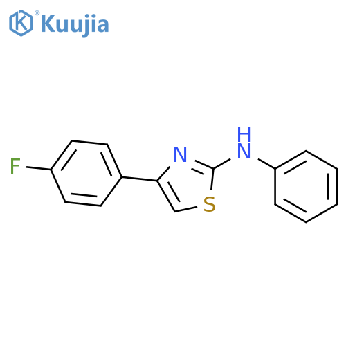 2-Thiazolamine,4-(4-fluorophenyl)-N-phenyl- structure