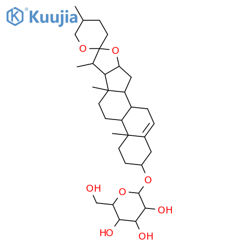 b-D-Galactopyranoside, (3b,25R)-spirost-5-en-3-yl structure