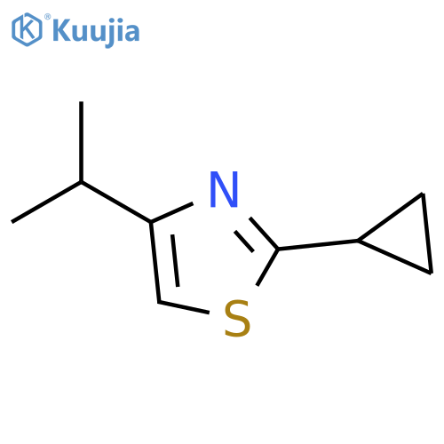 2-Cyclopropyl-4-isopropyl-thiazole structure