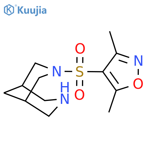 3-(3,5-Dimethyl-isoxazole-4-sulfonyl)-3,7-diaza-bicyclo[3.3.1]nonane structure