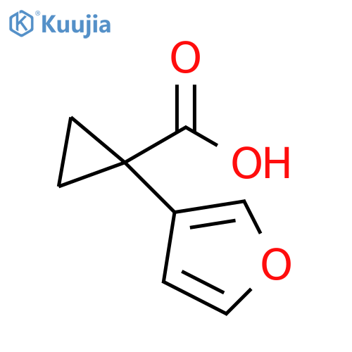 1-(furan-3-yl)cyclopropane-1-carboxylic acid structure