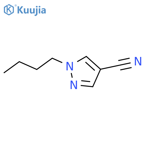 1-Butyl-1H-pyrazole-4-carbonitrile structure