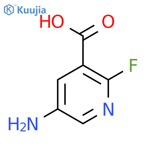 5-Amino-2-fluoronicotinic acid structure