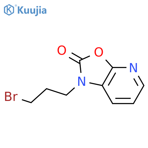 Oxazolo[5,4-b]pyridin-2(1H)-one,1-(3-bromopropyl)- structure
