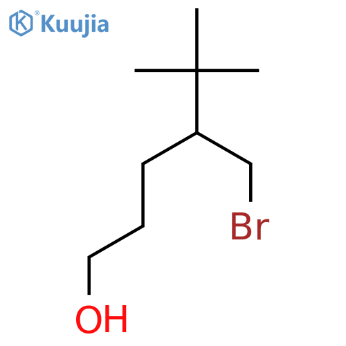 1-Hexanol, 4-(bromomethyl)-5,5-dimethyl- structure