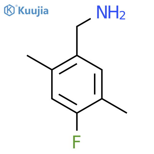 2,5-Dimethyl-4-fluorobenzylamine structure