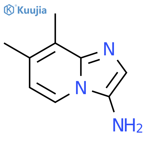 7,8-Dimethylimidazo[1,2-a]pyridin-3-amine structure