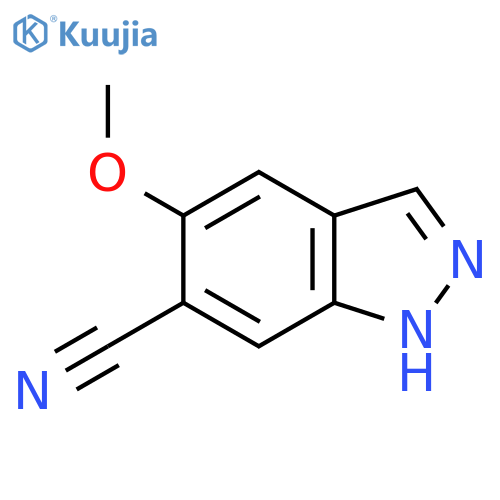 5-Methoxy-1H-indazole-6-carbonitrile structure