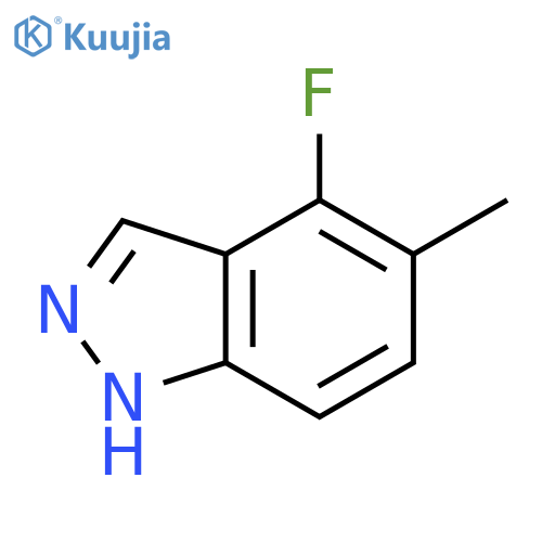 4-Fluoro-5-methyl-1H-indazole structure