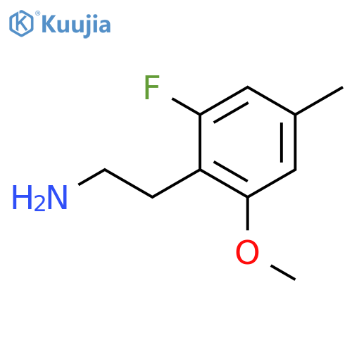 2-(2-fluoro-6-methoxy-4-methylphenyl)ethan-1-amine structure
