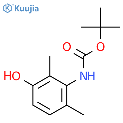 tert-butyl N-(3-hydroxy-2,6-dimethylphenyl)carbamate structure
