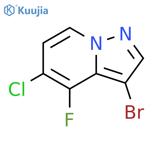 3-bromo-5-chloro-4-fluoropyrazolo1,5-apyridine structure