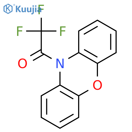 10H-Phenoxazine, 10-(trifluoroacetyl)- structure
