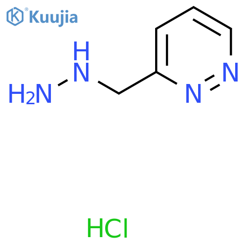 3-(Hydrazinomethyl)pyridazine hydrochloride structure