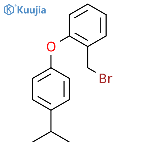1-(Bromomethyl)-2-(4-isopropylphenoxy)benzene structure