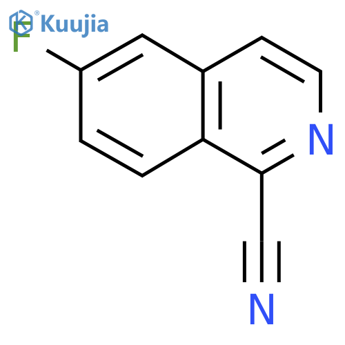 6-Fluoroisoquinoline-1-carbonitrile structure