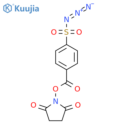 2,5-Dioxo-pyrrolidin-1-yl 4-Azidosulfonyl-benzoate structure