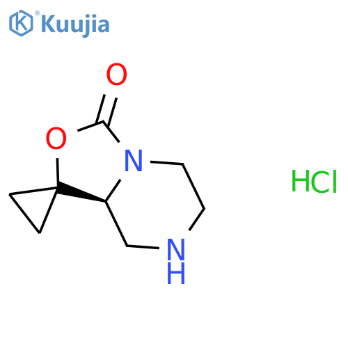 (S)-Tetrahydrospirocyclopropane-1,1'-oxazolo3,4-Apyrazin-3'(5'H)-one Hydrochloride structure