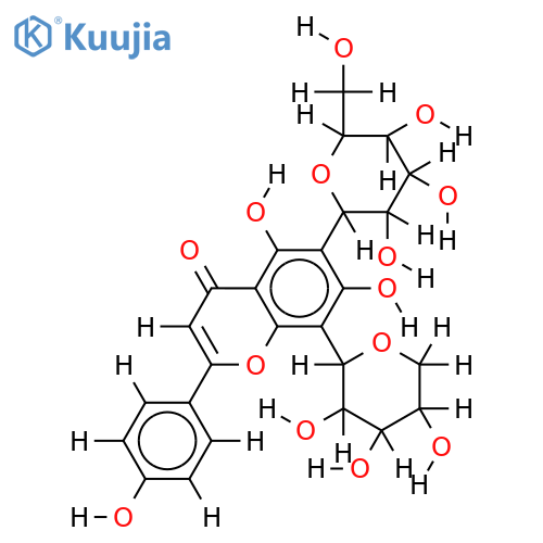 6-C-glucosyl-8-C-arabinosyl-apigenin structure