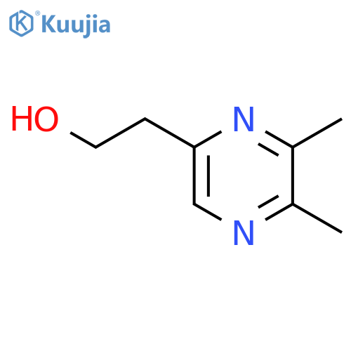 Pyrazineethanol, 5,6-dimethyl- (9CI) structure