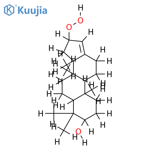 16-hydroperoxymansumbin-13(17)-en-3beta-ol structure