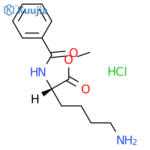 Bz-lys-ome Hydrochloride structure