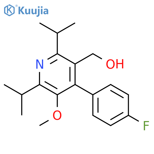 2,6-Diisopropyl-4-(4-fluorophenyl)-3-hydroxymethyl-5-methoxypyridine structure