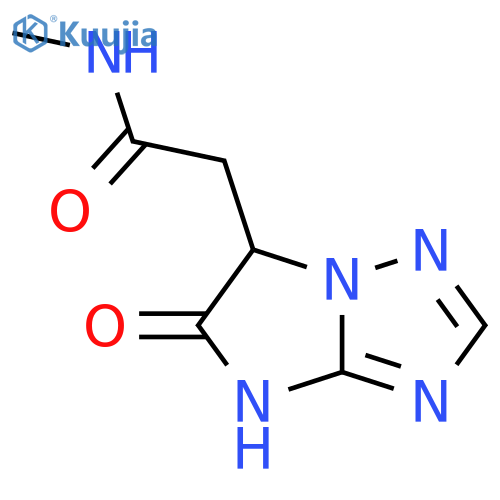 N-Methyl-2-(5-oxo-5,6-dihydro-4H-imidazo1,2-b1,2,4triazol-6-yl)acetamide structure