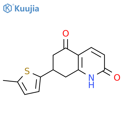 7-(5-Methyl-2-thienyl)-7,8-dihydroquinoline-2,5(1H,6H)-dione structure