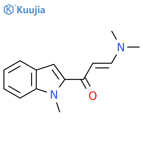 3-(Dimethylamino)-1-(1-methyl-1H-indol-2-yl)prop-2-en-1-one structure