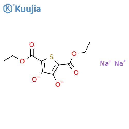Sodium 2,5-bis(ethoxycarbonyl)-thiophene-3,4-bis(olate) structure