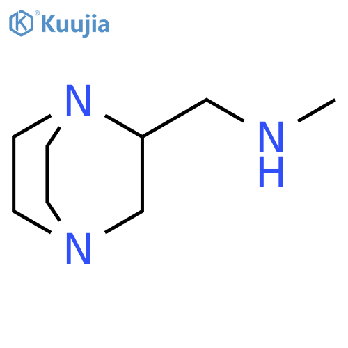 (1,4-diazabicyclo[2.2.2]oct-2-ylmethyl)methylamine structure