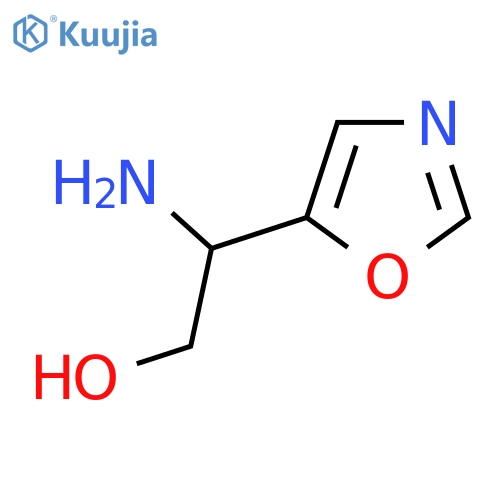 2-amino-2-(1,3-oxazol-5-yl)ethan-1-ol structure