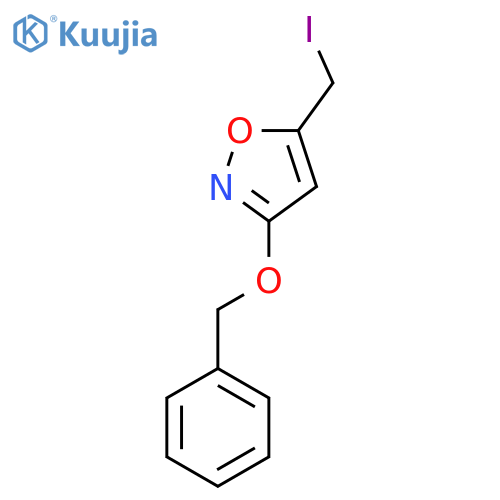 3-(Benzyloxy)-5-(iodomethyl)isoxazole structure