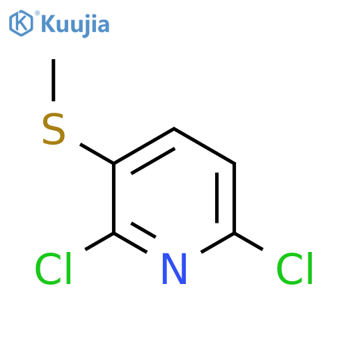 2,6-Dichloro-3-(methylthio)pyridine structure