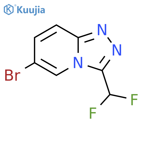 6-Bromo-3-(difluoromethyl)-1,2,4triazolo4,3-Apyridine structure