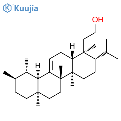 1-Chryseneethanol, 1,2,3,4,4a,4b,5,6,6a,7,8,9,10,10a,12,12a-hexadecahydro-1,4a,4b,6a,9,10-hexamethyl-2-(1-methylethyl)-, (1S,2S,4aR,4bS,6aR,9R,10S,10aR,12aR)- structure