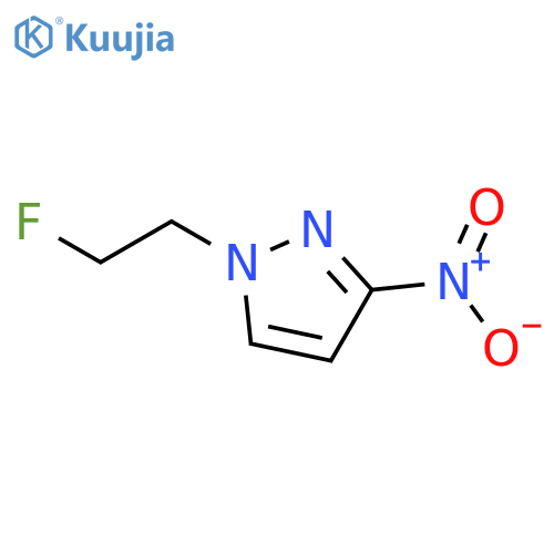 1-(2-fluoroethyl)-3-nitro-1H-pyrazole structure