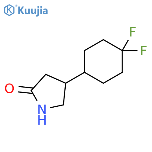 4-(4,4-difluorocyclohexyl)pyrrolidin-2-one structure