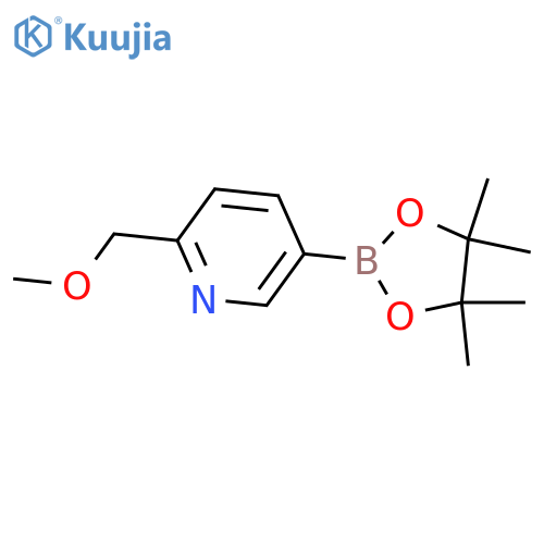 2-(MethoxyMethyl)-5-(4,4,5,5-tetraMethyl-1,3,2-dioxaborolan-2-yl)pyridine structure
