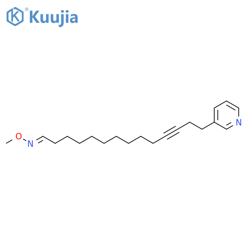 11-Tetradecynal,14-(3-pyridinyl)-, O-methyloxime, (1E)- structure