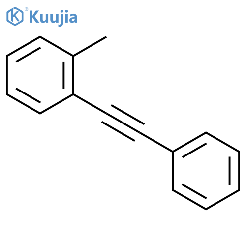 Benzene,1-methyl-2-(2-phenylethynyl)- structure